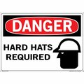 Vestil Sign, Danger, 20.5x14.5", Label/Decal, .011, SI-D-15-E-LB-011 SI-D-15-E-LB-011